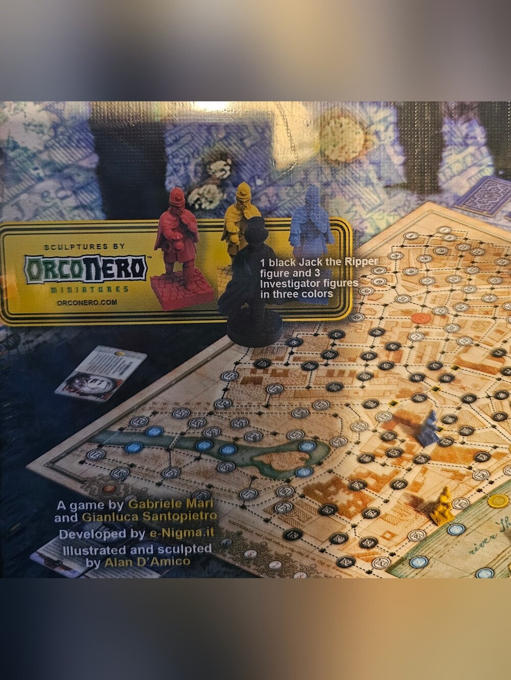 Whitehall Mystery Family Board Game - Blue and Black - Picture 3 of 6